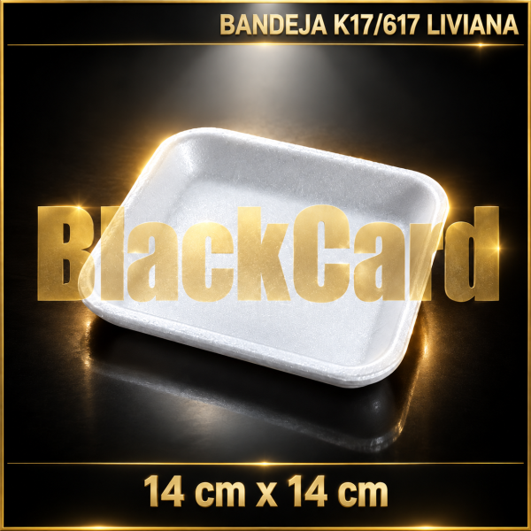 BANDEJA EXPANDIDO K17/617 (14 x 14 cm) LIVIANA