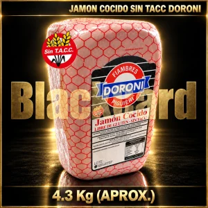 JAMON COCIDO SIN TACC "DORONI" x Kg (4,3 Kg)