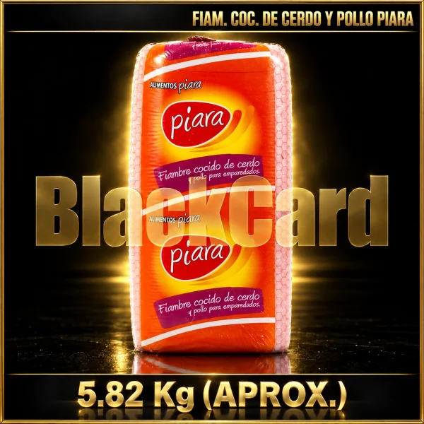 FIAM. COC. DE CERDO Y POLLO P EMPAREDADOS "PIARA" (AMARILLA) x Kg (5,82 Kg)