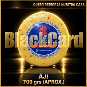 QUESO PATEGRAS AJÍ "NUESTRA CASA" x Kg (700 Grs)
