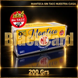 MANTECA SIN TACC "NUESTRA CASA" x 200 Grs