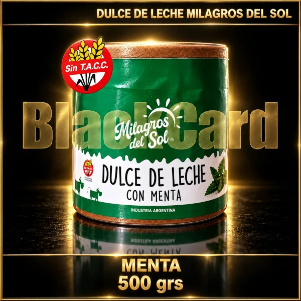 DDL CON MENTA 500grs MILAGROS DEL SOL