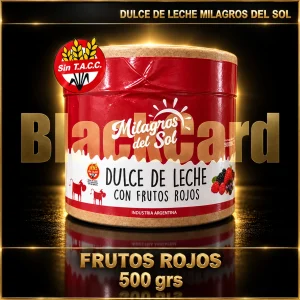 DDL CON FRUTOS ROJOS 500grs MILAGROS DEL SOL