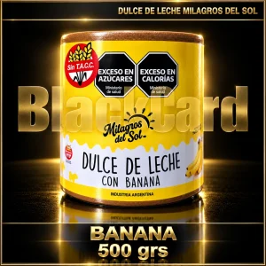 DDL CON BANANA 500grs MILAGROS DEL SOL