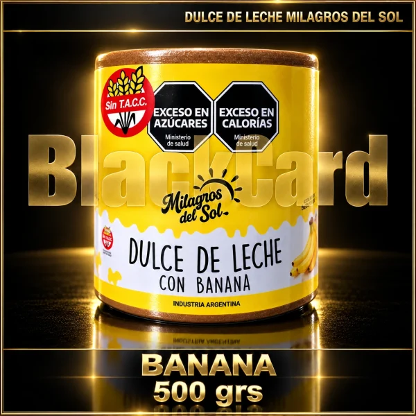 DDL CON BANANA 500grs MILAGROS DEL SOL