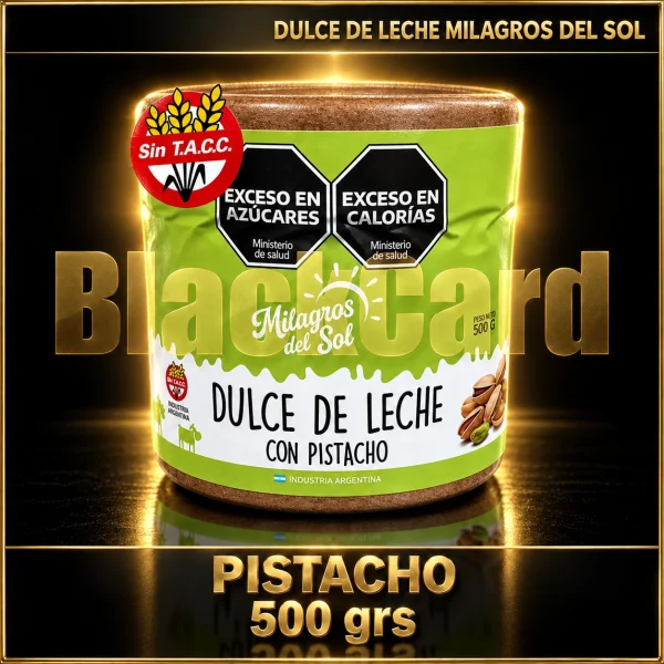DDL CON PISTACHO 500grs MILAGROS DEL SOL