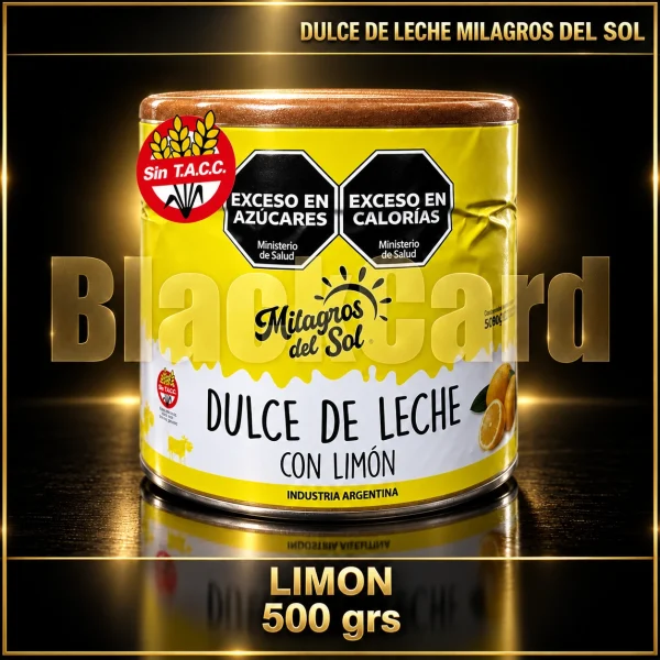 DDL CON LIMON 500grs MILAGROS DEL SOL