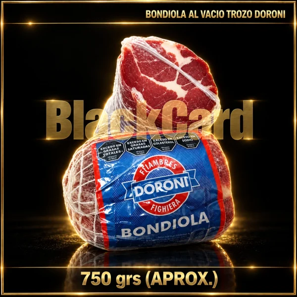 BONDIOLA AL VACIO TROZO "DORONI" (750 Grs)