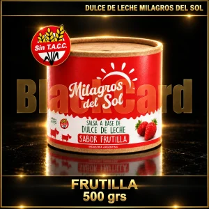DDL CON FRUTILLA 500grs MILAGROS DEL SOL