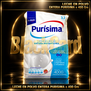 LECHE EN POLVO ENTERA PURISIMA x 400 Grs