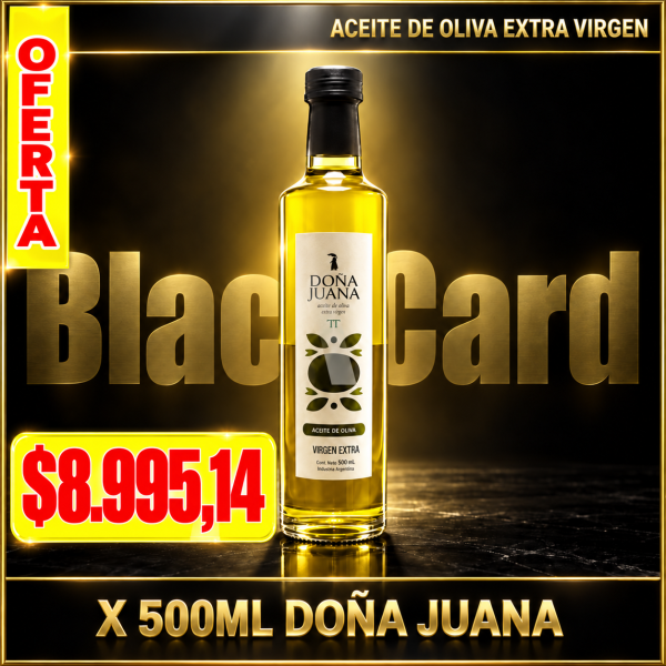 OFERTA ACEITE DE OLIVA EXTRA VIRGEN X 500 CC DOÑA JUANA