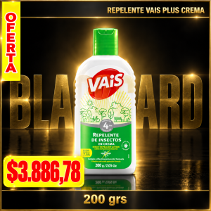 OFERTA REPELENTE VAIS PLUS CREMA x 200 grs