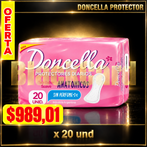 OFERTA PROTECTOR FEMENINO S/DEO x 20 DONCELLA