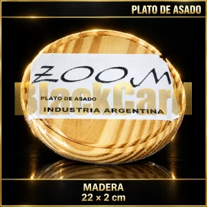 PLATO DE ASADO MADERA 22X2CM
