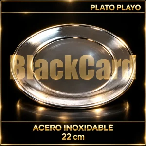PLATO PLAYO 22CM ACERO INOXIDABLE