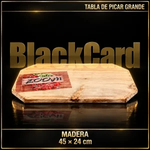 TABLA DE PICAR GRANDE DE MADERA 45X24CM