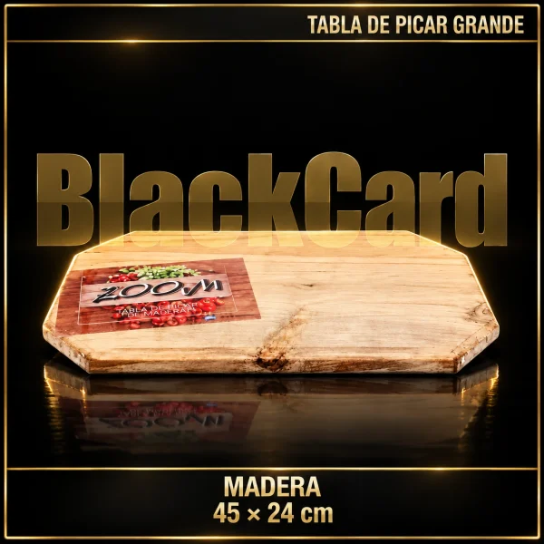 TABLA DE PICAR GRANDE DE MADERA 45X24CM