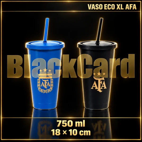 VASO ECO XL SORBETE AFA OFICIAL 750ML 18X10CM