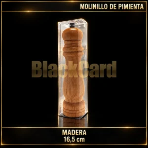 MOLINILLO DE PIMIENTA MADERA 16.5CM