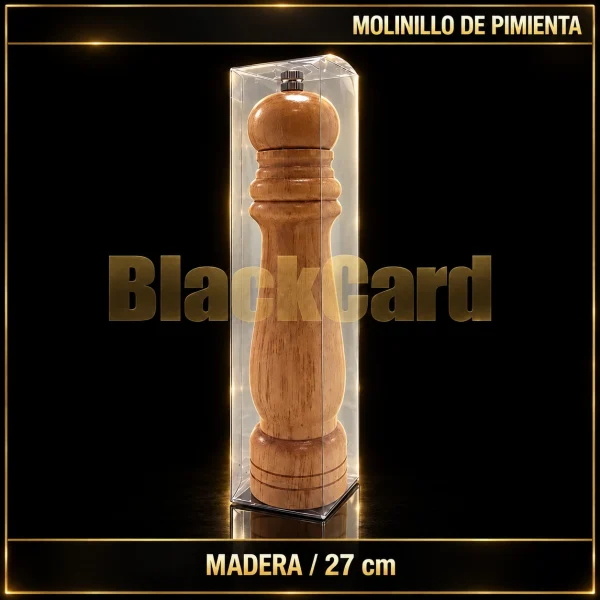 MOLINILLO DE PIMIENTA MADERA 27CM