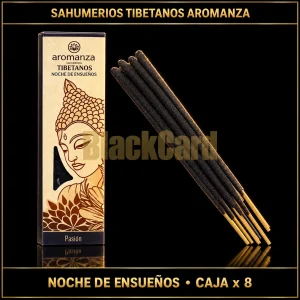 SAHUMERIOS TIBETANOS CAJA X8 NOCHE DE ENSUEÑOS (PASION)