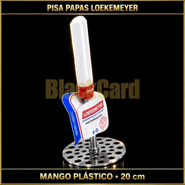 PISA PAPAS ACERO INOXIDABLE M/PLASTICO 20CM LOEKEMEYER