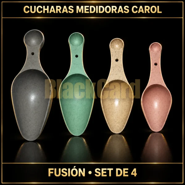 SET CUCHARAS DE MEDICION TAZA SURTIDA FUSION X4 CAROL