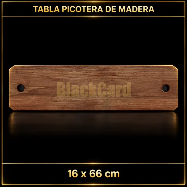 TABLA PICOTERA DE MADERA 16X66CM - Imagen 2