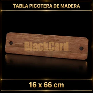 TABLA PICOTERA DE MADERA 16X66CM