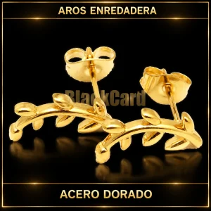 AROS ENREDADERA ACERO DORADO