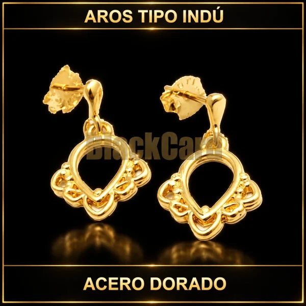 AROS TIPO INDU ACERO DORADO