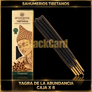 SAHUMERIOS TIBETANOS CAJA X8 YAGRA DE LA ABUNDANCIA (PROSPERIDAD)