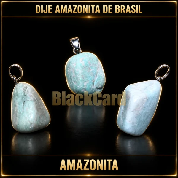 DIJE AMAZONITA DE BRASIL