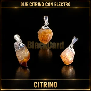 DIJE CITRINO CON ELECTRO