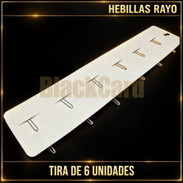 TIRA HEBILLAS X 6 UNIDADES - RAYO - Imagen 2