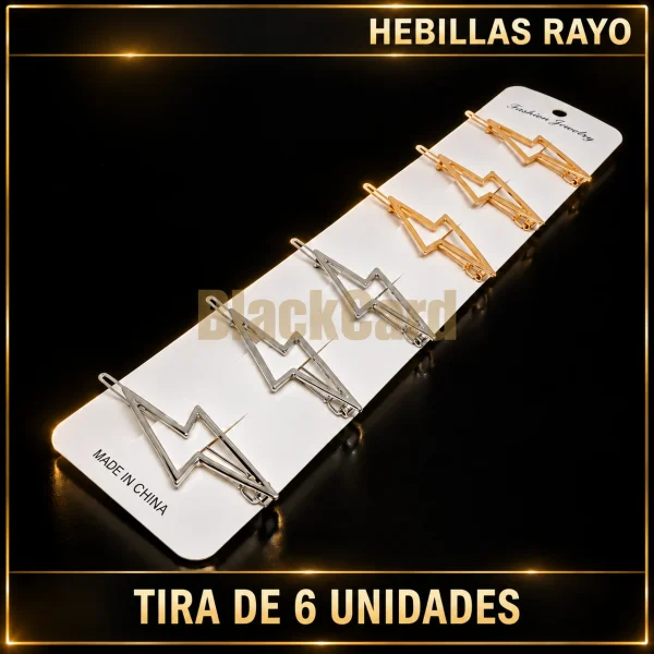TIRA HEBILLAS X 6 UNIDADES - RAYO
