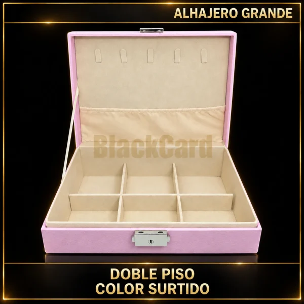 ALHAJERO GRANDE DOBLE PISO (COLOR SURTIDO) - Imagen 3