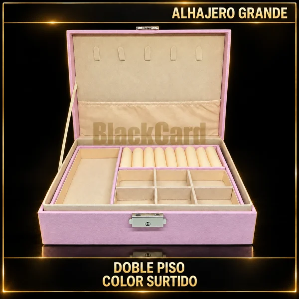 ALHAJERO GRANDE DOBLE PISO (COLOR SURTIDO) - Imagen 2