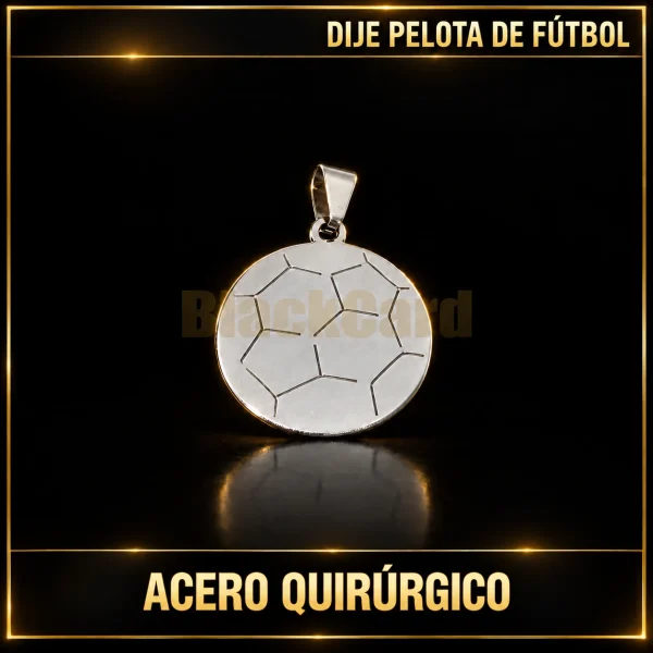 DIJE PELOTA DE FÚTBOL (A.Q.)