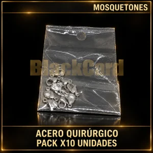 PACK X 10 MOSQUETONES (A.Q.)