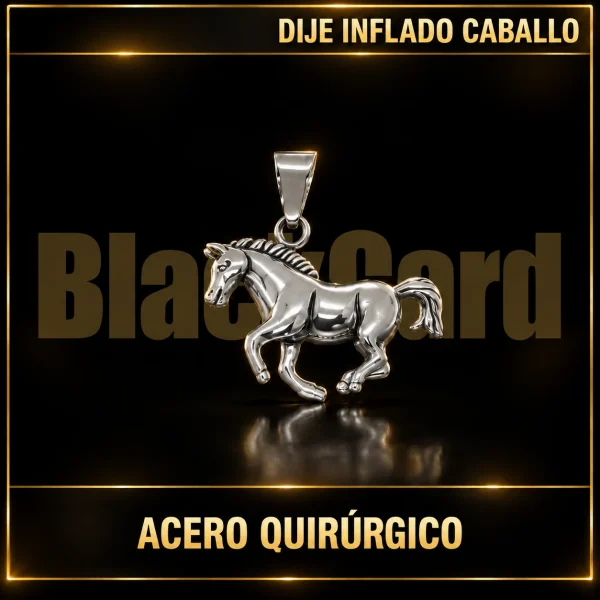 DIJE INFLADO CABALLO (A.Q.) — vista adicional