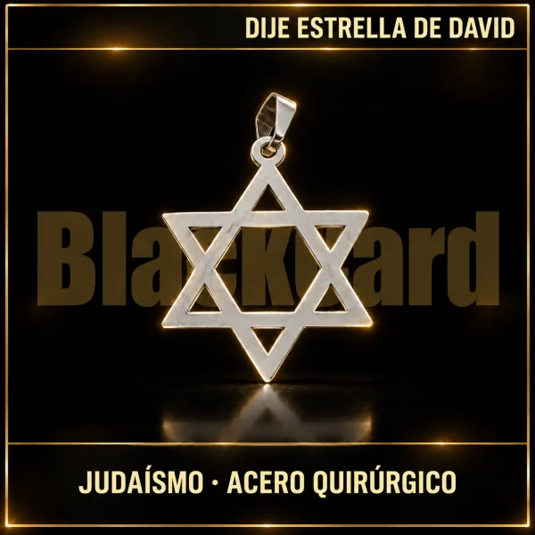 DIJE ESTRELLA DE DAVID - JUDAÍSMO (A.Q.)