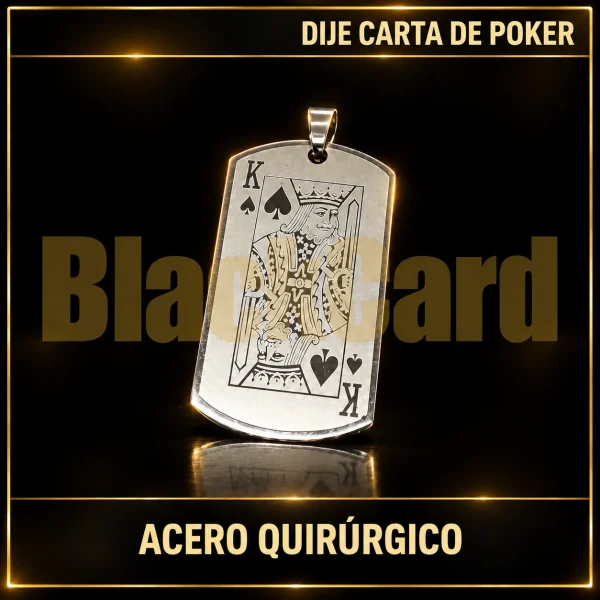 DIJE CARTA DE POKER (A.Q.) — vista adicional