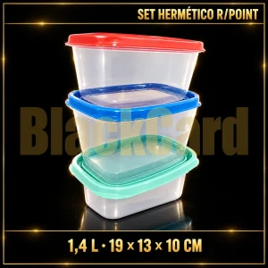 SET HERMETICO R/POINT 1.4L 19X13X10CM
