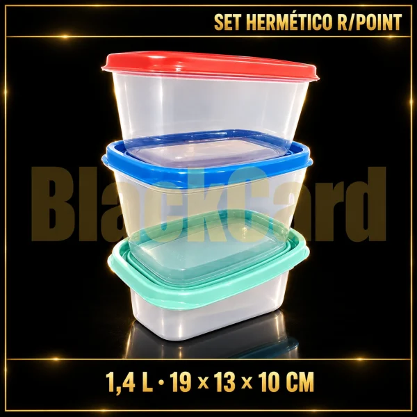 SET HERMETICO R/POINT 1.4L 19X13X10CM