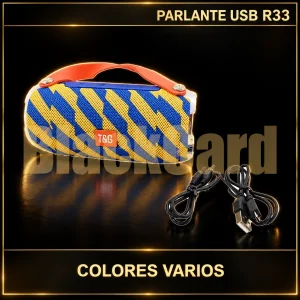 PARLANTE USB R33 COLORES VARIOS