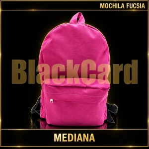 MOCHILA MEDIANA COLOR FUCSIA