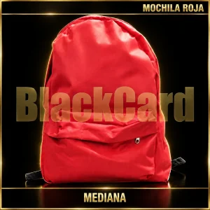 MOCHILA MEDIANA COLOR ROJO