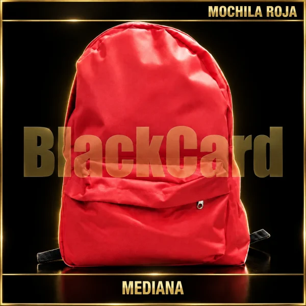 MOCHILA MEDIANA COLOR ROJO