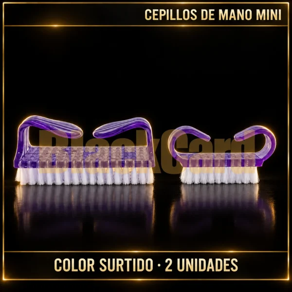CEPILLO DE MANO MINI COLOR SURTIDO X2 (11958)